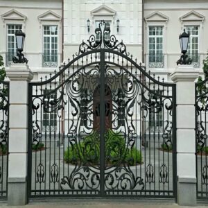 9 طرح درب حیاط بزرگ پارکینگ در یزد
