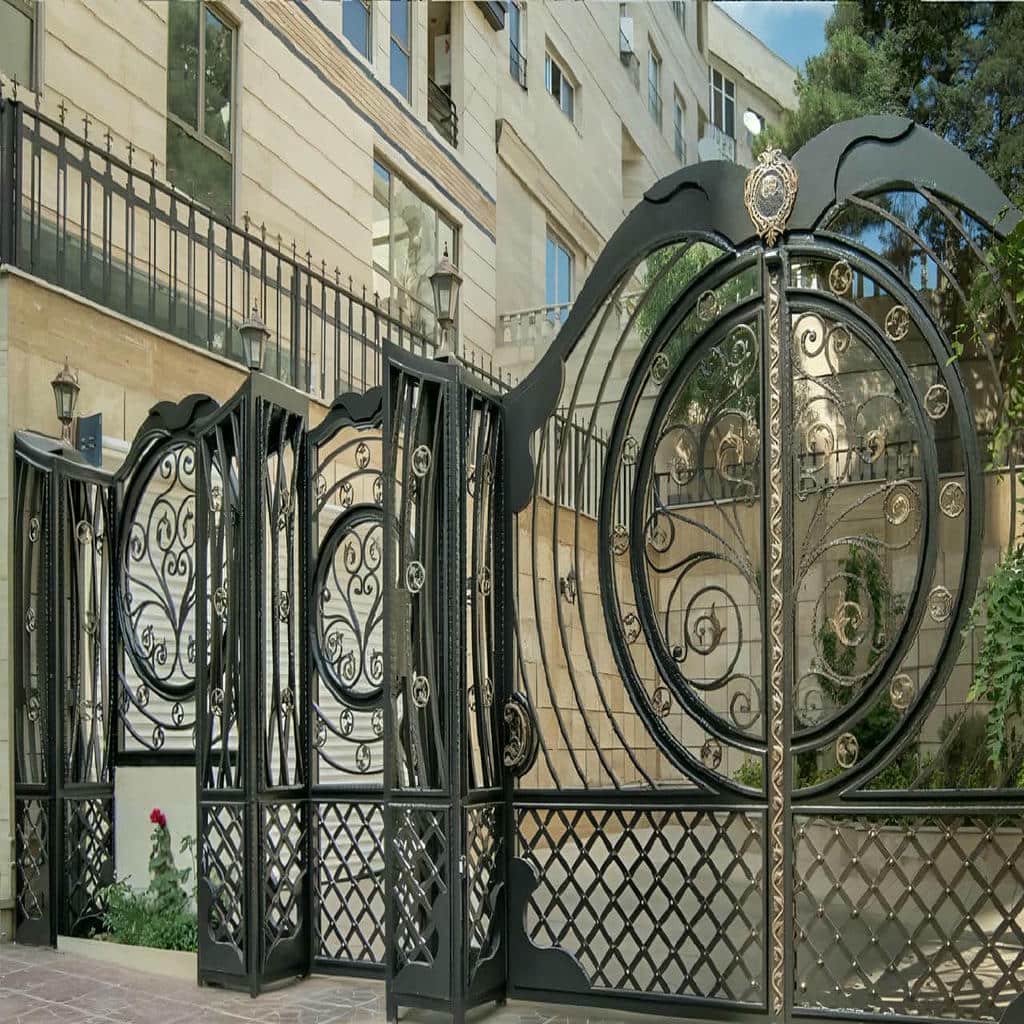 14 مدل درب ویلایی CNC پنل مشبک در یزد