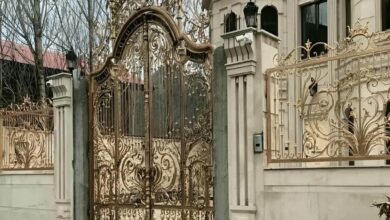 8 طرح درب آهنی حیاط طرح مدرن در یزد