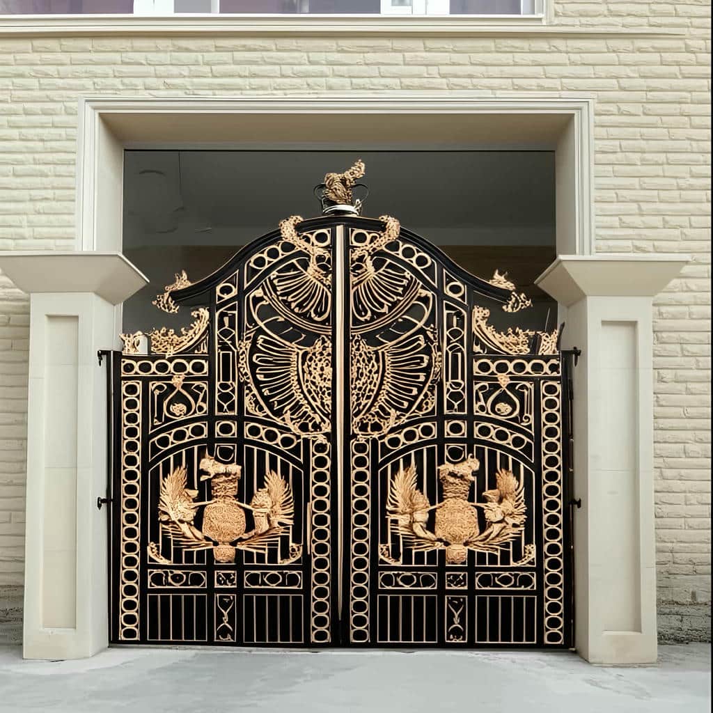 قیمت درب حیاط کشویی ریل زمینی بر اساس مشخصات سفارش در یزد