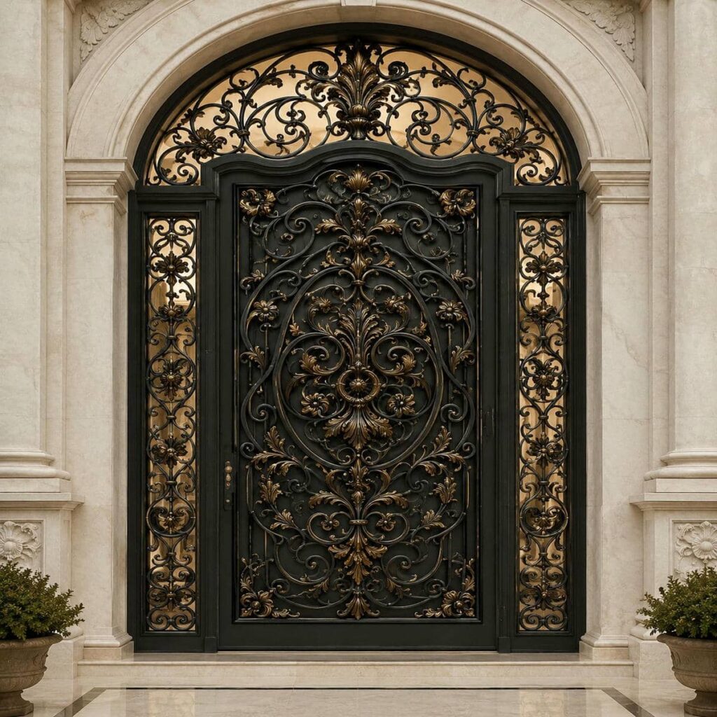 قیمت درب نفررو ویلا با قاب فلزی در یزد