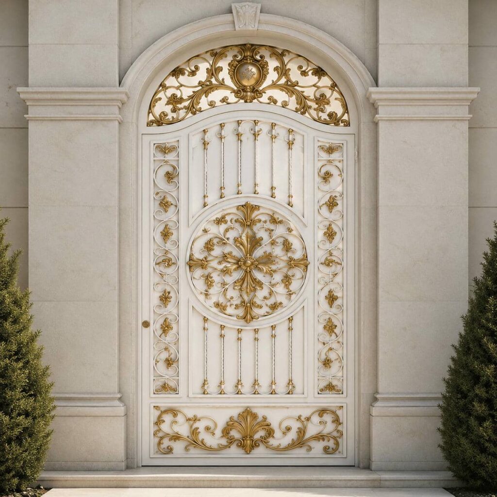 خرید درب حیاط کوچک نفررو با بررسی عرض مفید در یزد