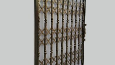 13 طرح حفاظ آکاردئونی آهنی سه لوزی در یزد