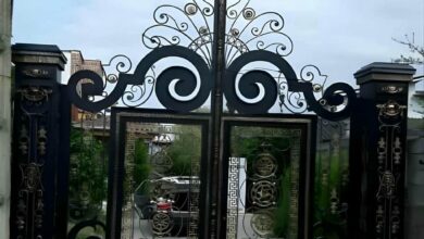 11 مدل درب حیاط شاسی سنگین در یزد