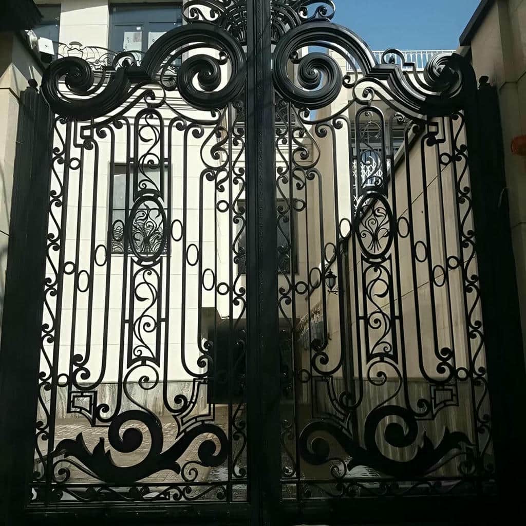 13 مدل درب پارکینگ سنگین شاسی دوبل در یزد