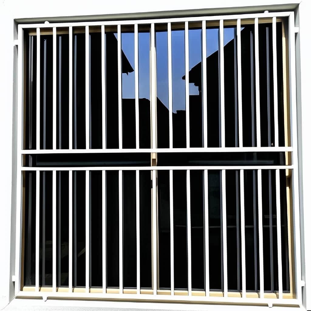 حفاظ پنجره طبقه همکف آهنی در یزد