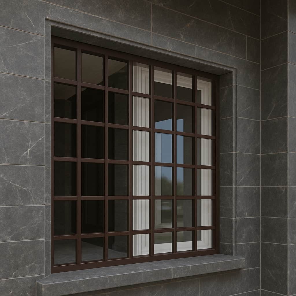 حفاظ پنجره سفید ساده برای آپارتمان در یزد