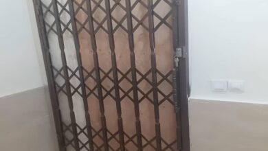 حفاظ درب ورودی مشکی سفارشی برای پروژه لوکس در یزد