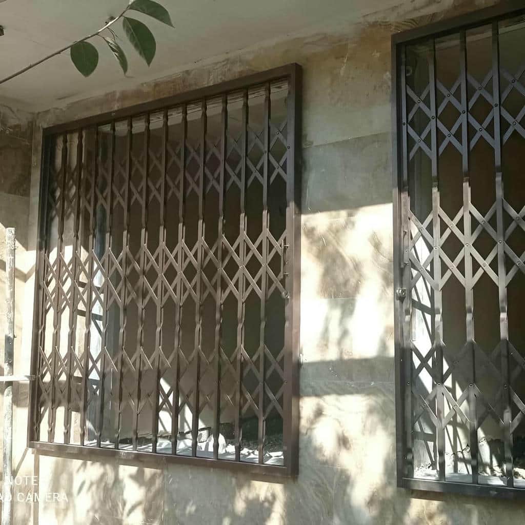 گارد آکاردئونی فلزی ورودی گرم در یزد