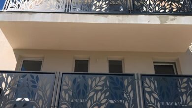 جان پناه بالکن فلزی در یزد