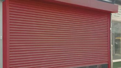 کرکره اتوماتیک خاکستری ورودی پارکینگ یزد