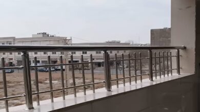 نرده پله مدرن مینیمال در یزد