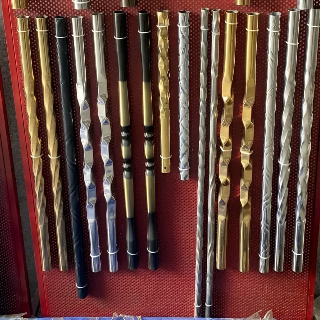نرده استیل بالکن براق در یزد
