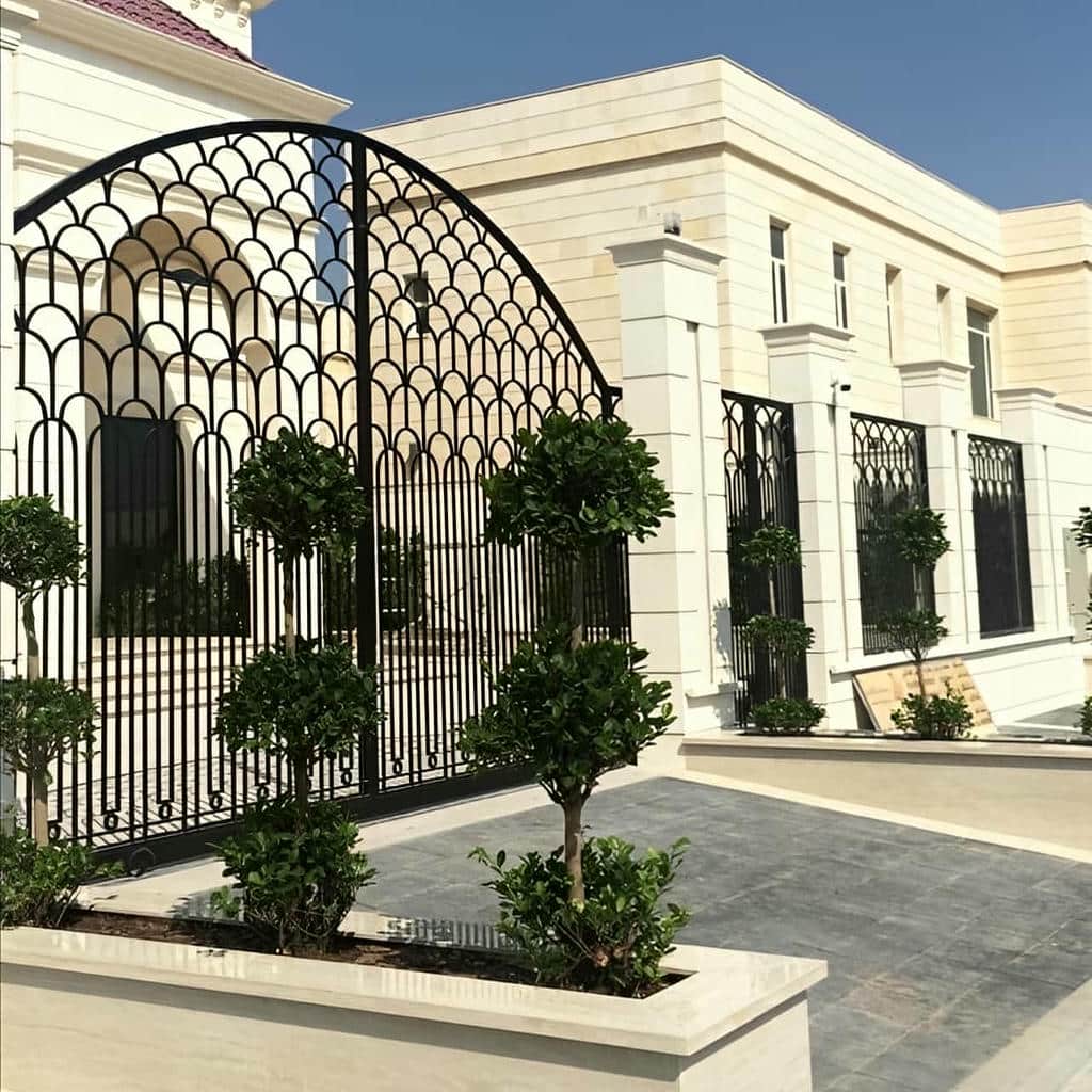 درب ویلا فلزی مناسب بازسازی در یزد