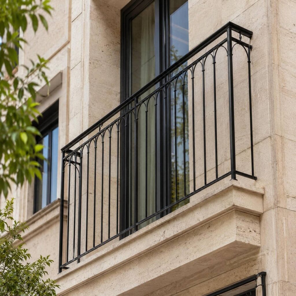 نمونه اجرای نرده راه پله در یزد