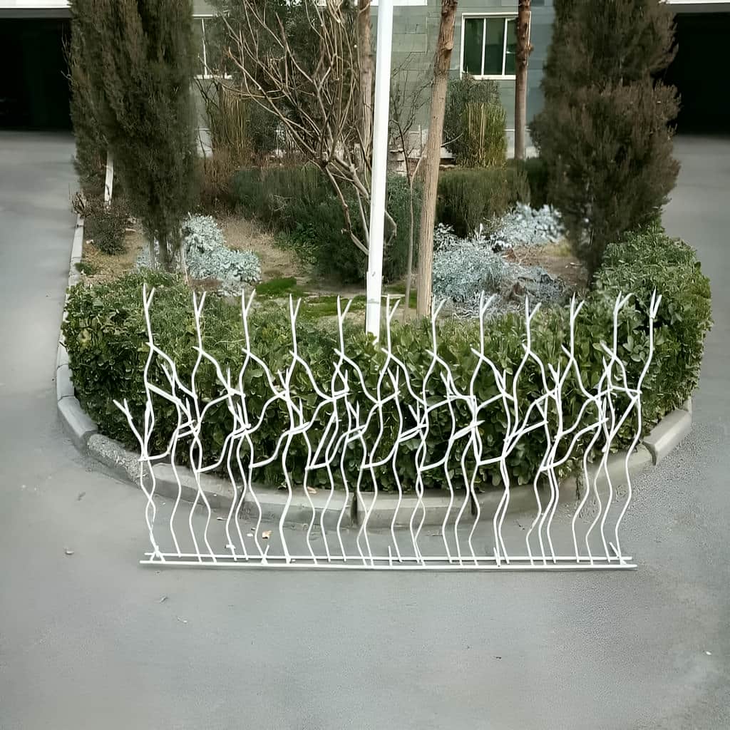 نرده آهنی روی دیوار باریک ساختمان یزد مرکز تخصصی نرده آهنی روی دیوار برای دیوارهای باریک و کم عرض در یزد